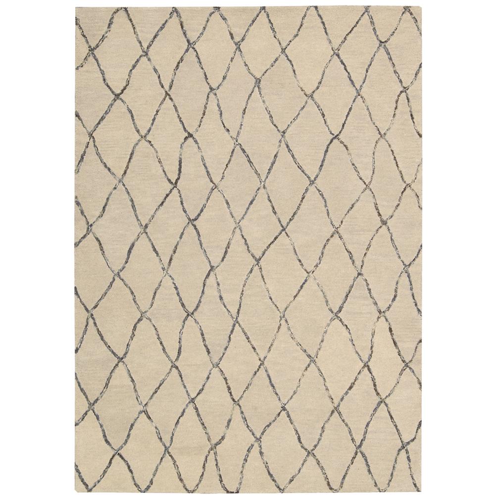 Nourison INT02 Intermix 7 Ft. 9 In. X 10 Ft. 10 In. Rectangle Rug in Sand
